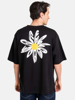 Flower T-Shirt Black