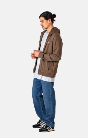 STAPLE TERRY ZIP HOODIE