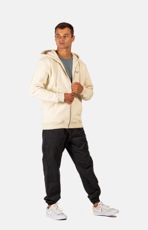 STAPLE LOGO ZIP HOODIE