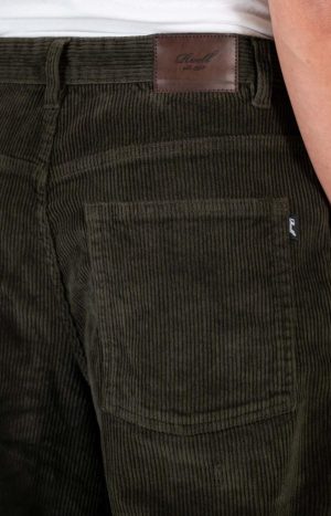 Baggy Dark Green Cord