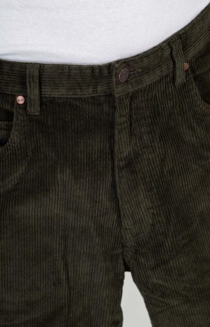Baggy Dark Green Cord