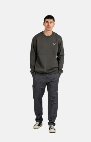 STAPLE LOGO CREWNECK Jasper Green