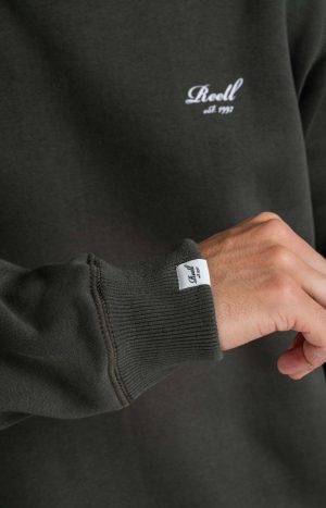 STAPLE LOGO CREWNECK Jasper Green