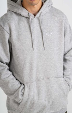 STAPLE LOGO HOODIE Grey
