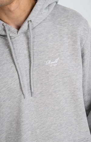 STAPLE LOGO HOODIE Grey