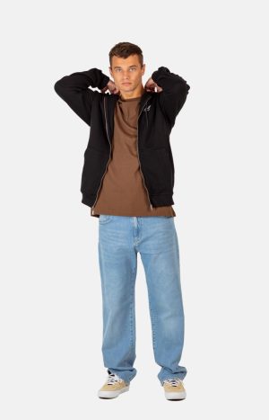 STAPLE LOGO ZIP HOODIE