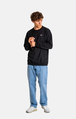 STAPLE TERRY CREWNECK Deep Black