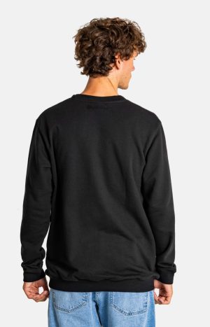 STAPLE TERRY CREWNECK Deep Black