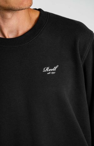 STAPLE TERRY CREWNECK Deep Black