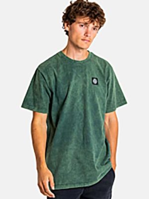 REELL Ash T-Shirt Bottle Green Acid